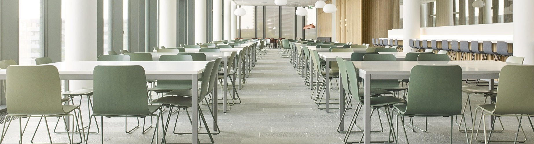 Domicil indretning kantine kantinestole